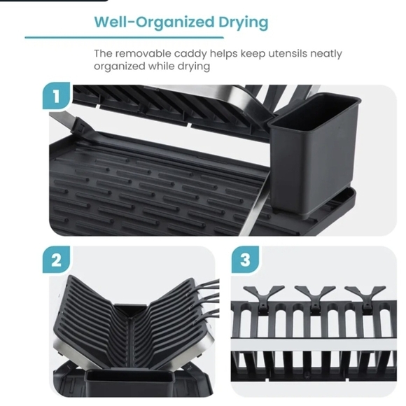 Black Dish Rack - Picture 9 of 10